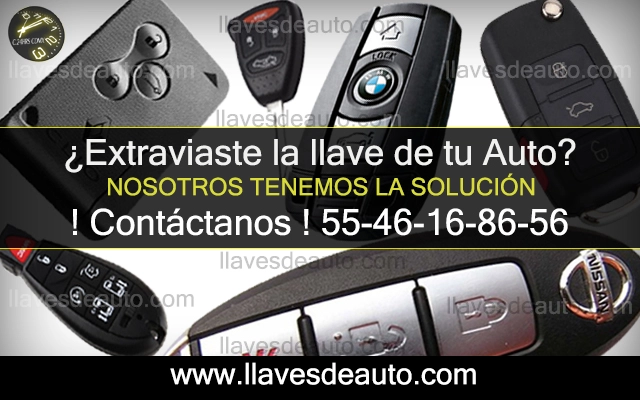 perdi la llave de mi auto 