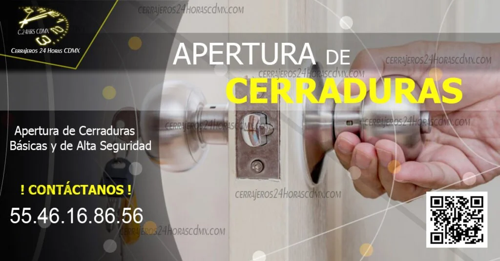 cerrajeros 24 horas cdmx apertura de cerraduras